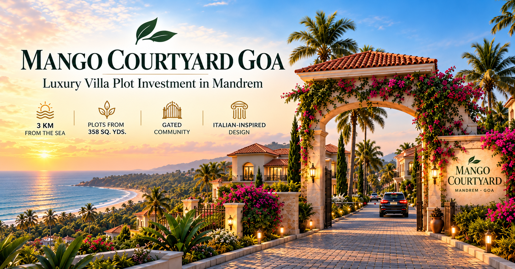 Mango Courtyard Goa: A Luxury Villa Plot Investment in Mandrem